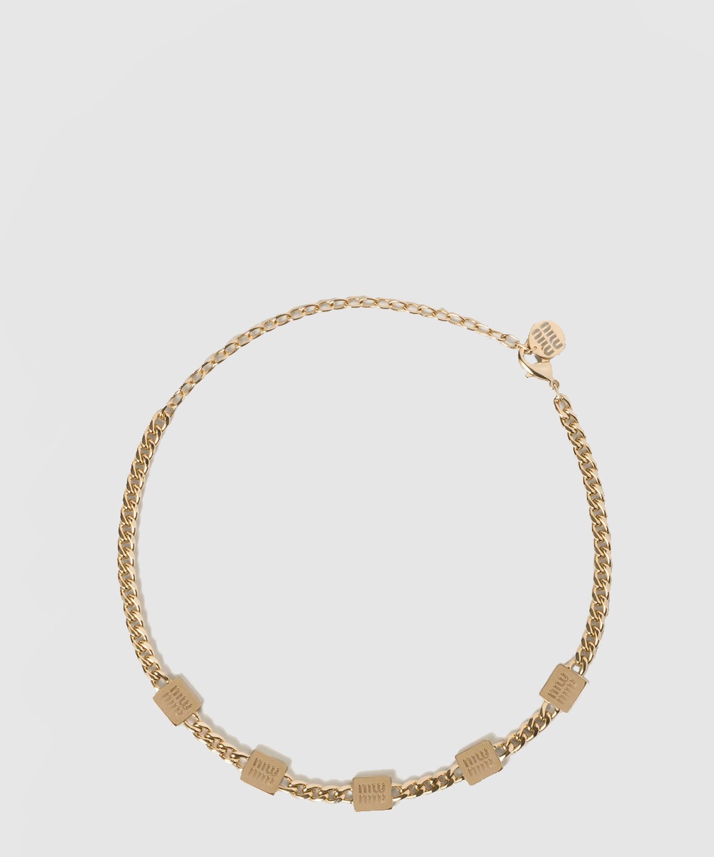 미우미우 메탈 목걸이 5IC116