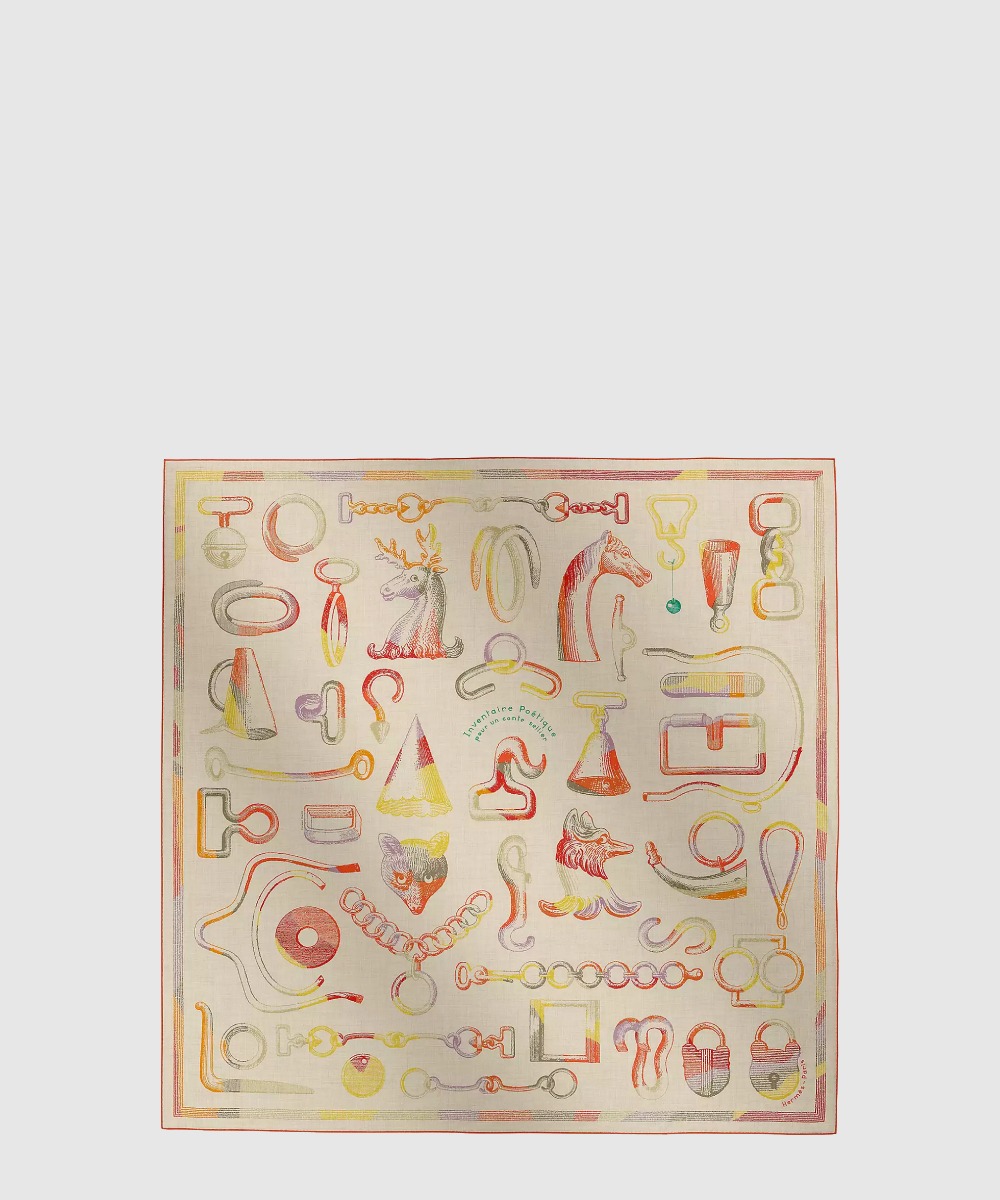 에르메스 셀리에 이야기를 위한 시적 목록 스카프 90