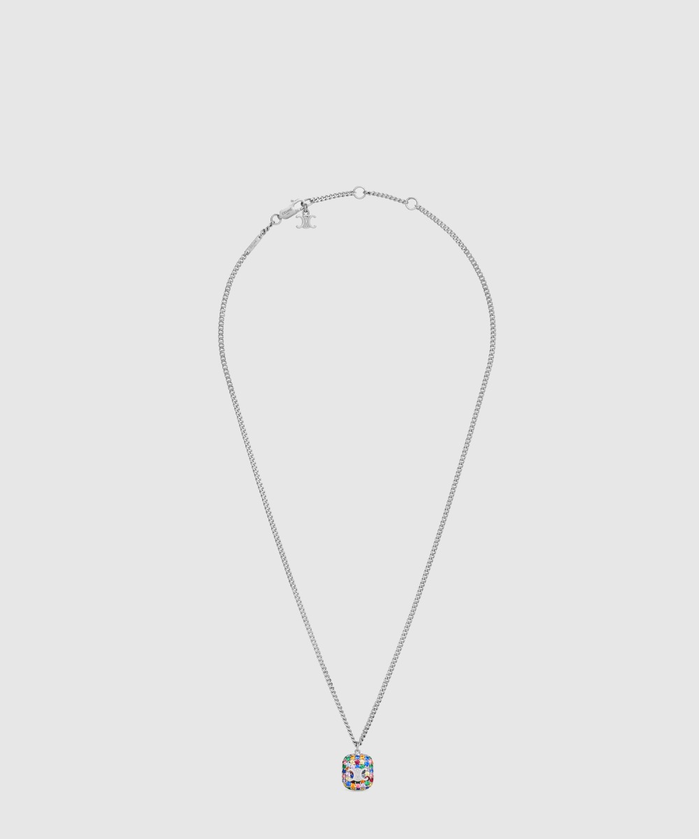 셀린느 아이스드 트리옹프 펜던트 목걸이 461OM6