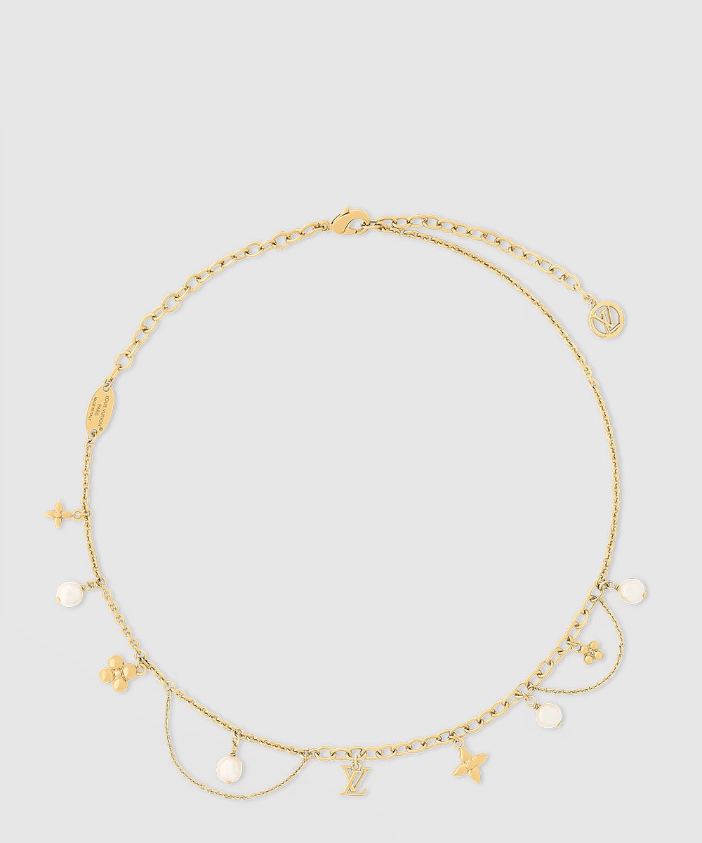 루이비통 블루밍 펄 목걸이 M02642