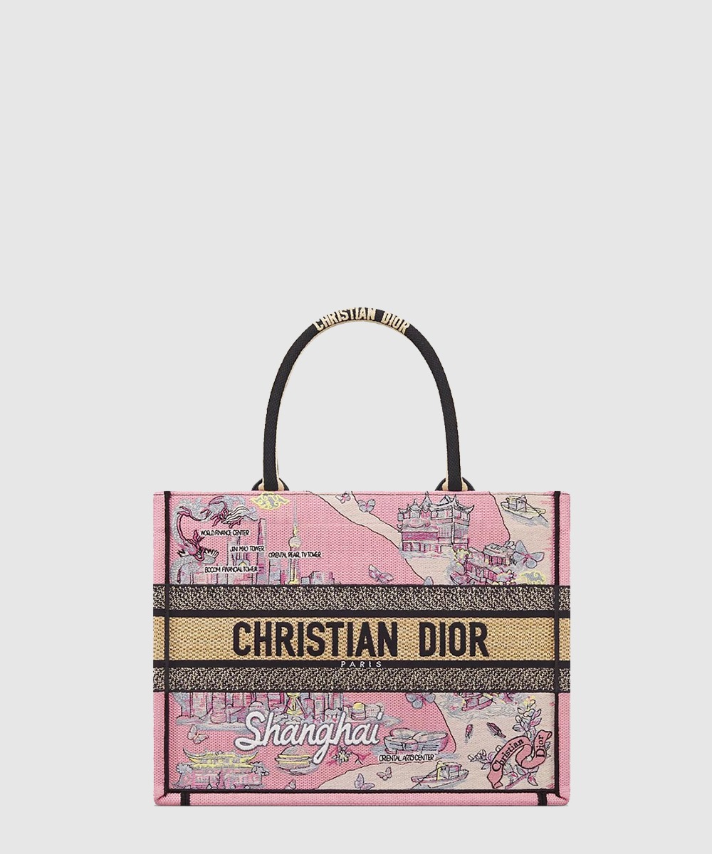 디올 북 토트백 미듐 M1296