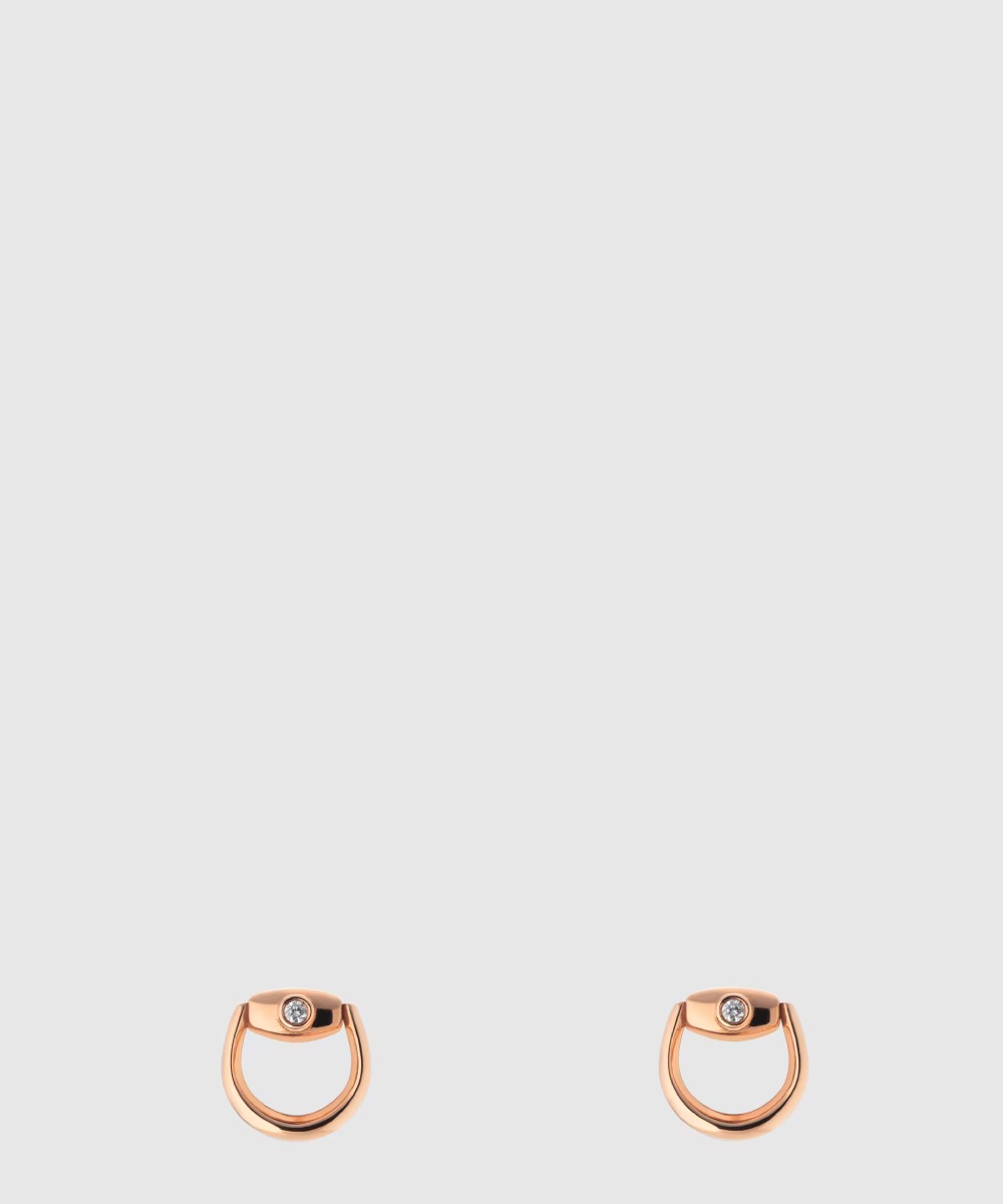 구찌 홀스빗 다이아몬드 스터드 귀걸이 796166