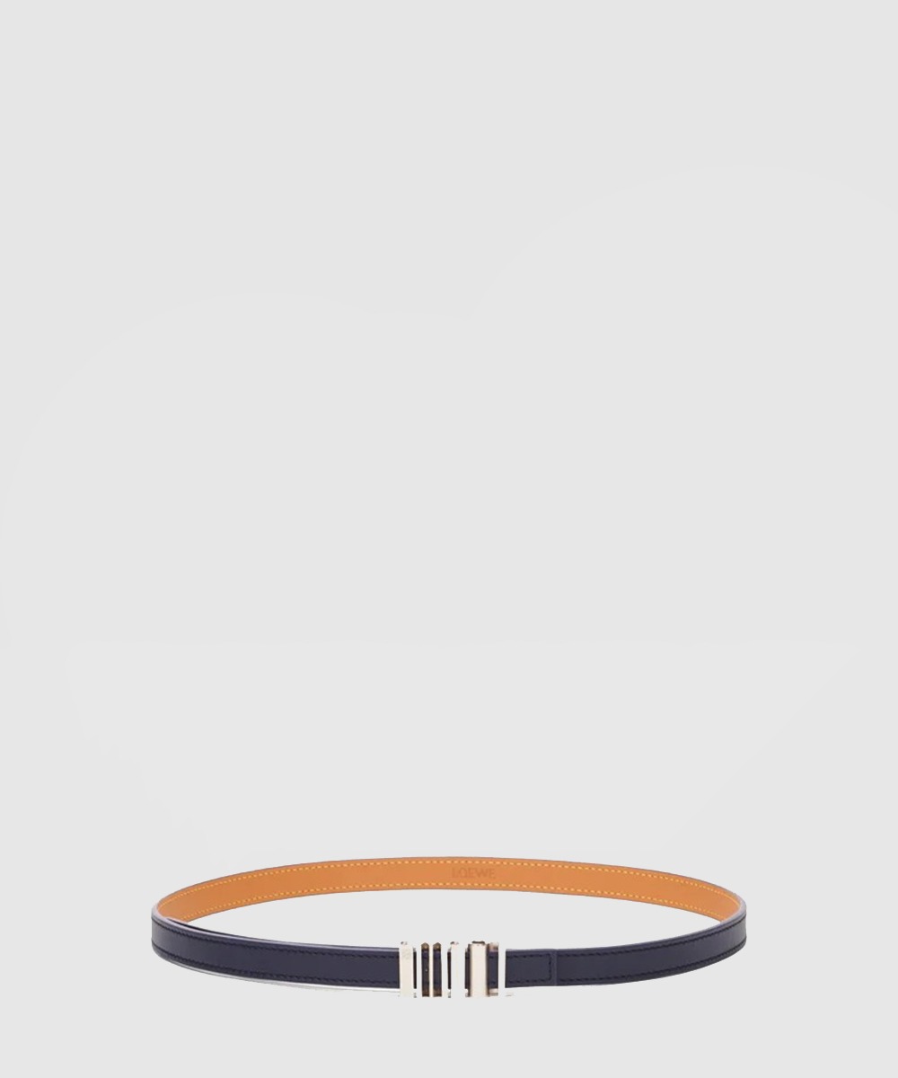 로에베 클래식 송아지 가죽의 둥근 소프트 벨트