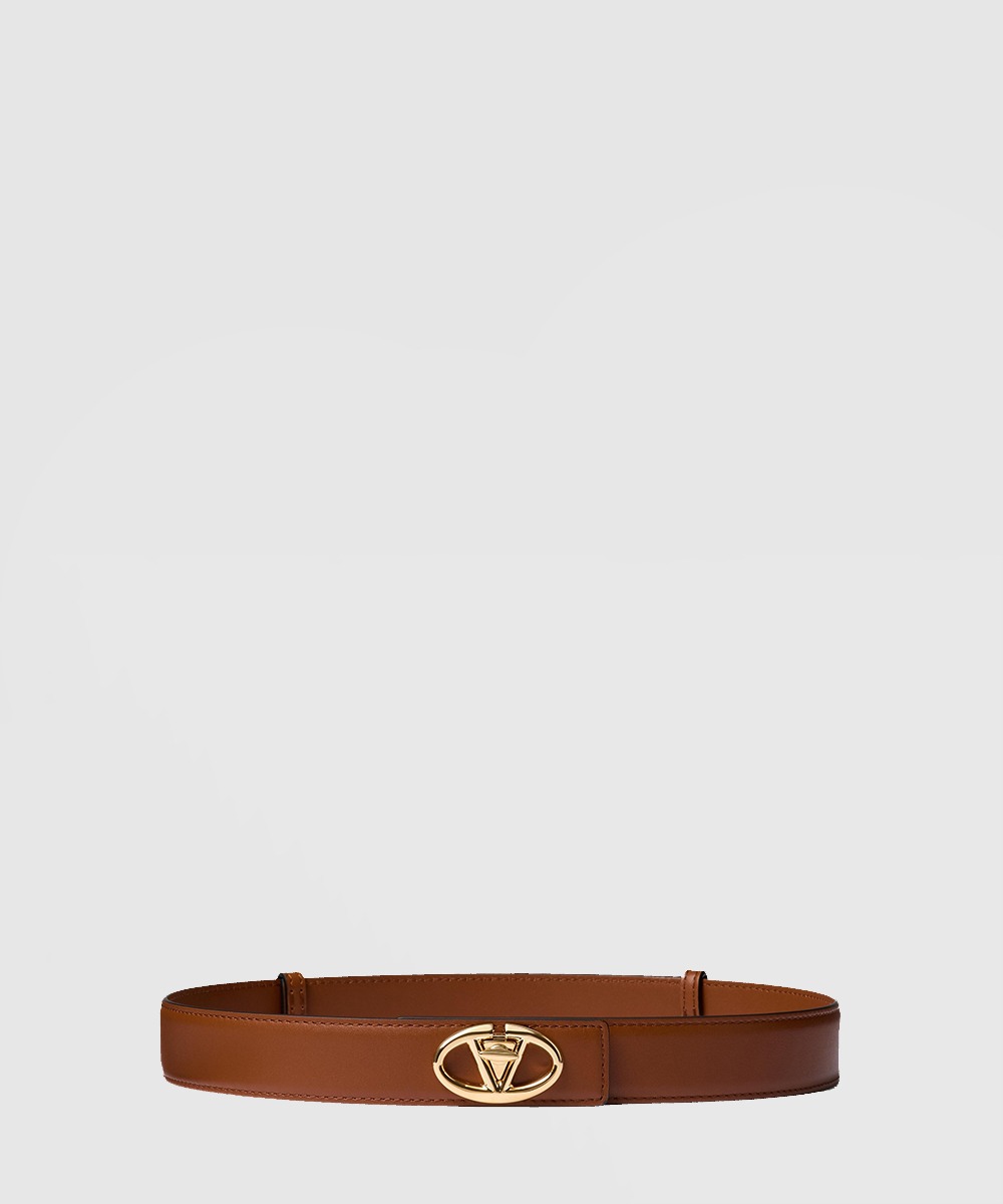 발렌티노 브이로고 송아지 가죽 벨트