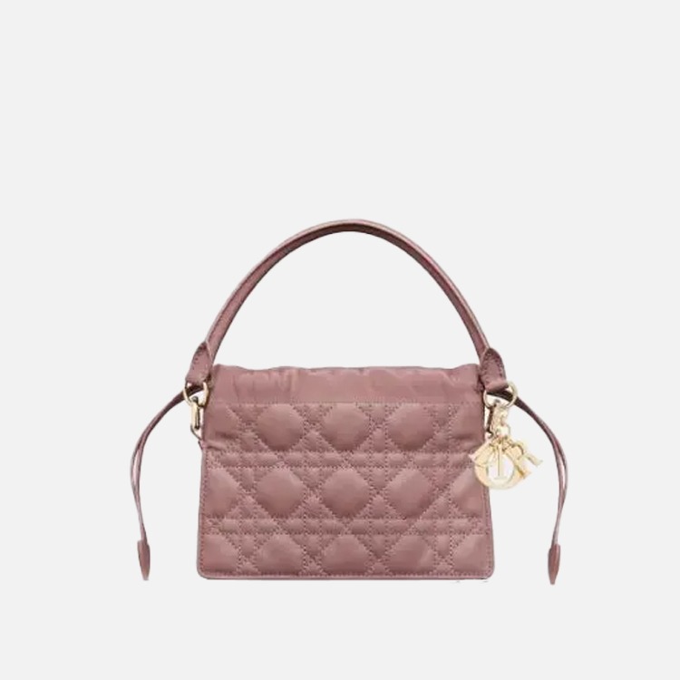 디올 레이디 미니 탑 핸들 드로우스트링 백