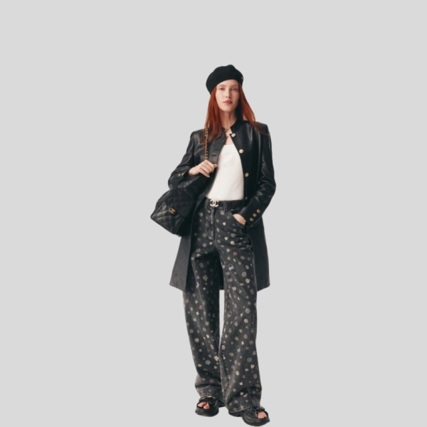 샤넬 핸드메이드 그래피티 진